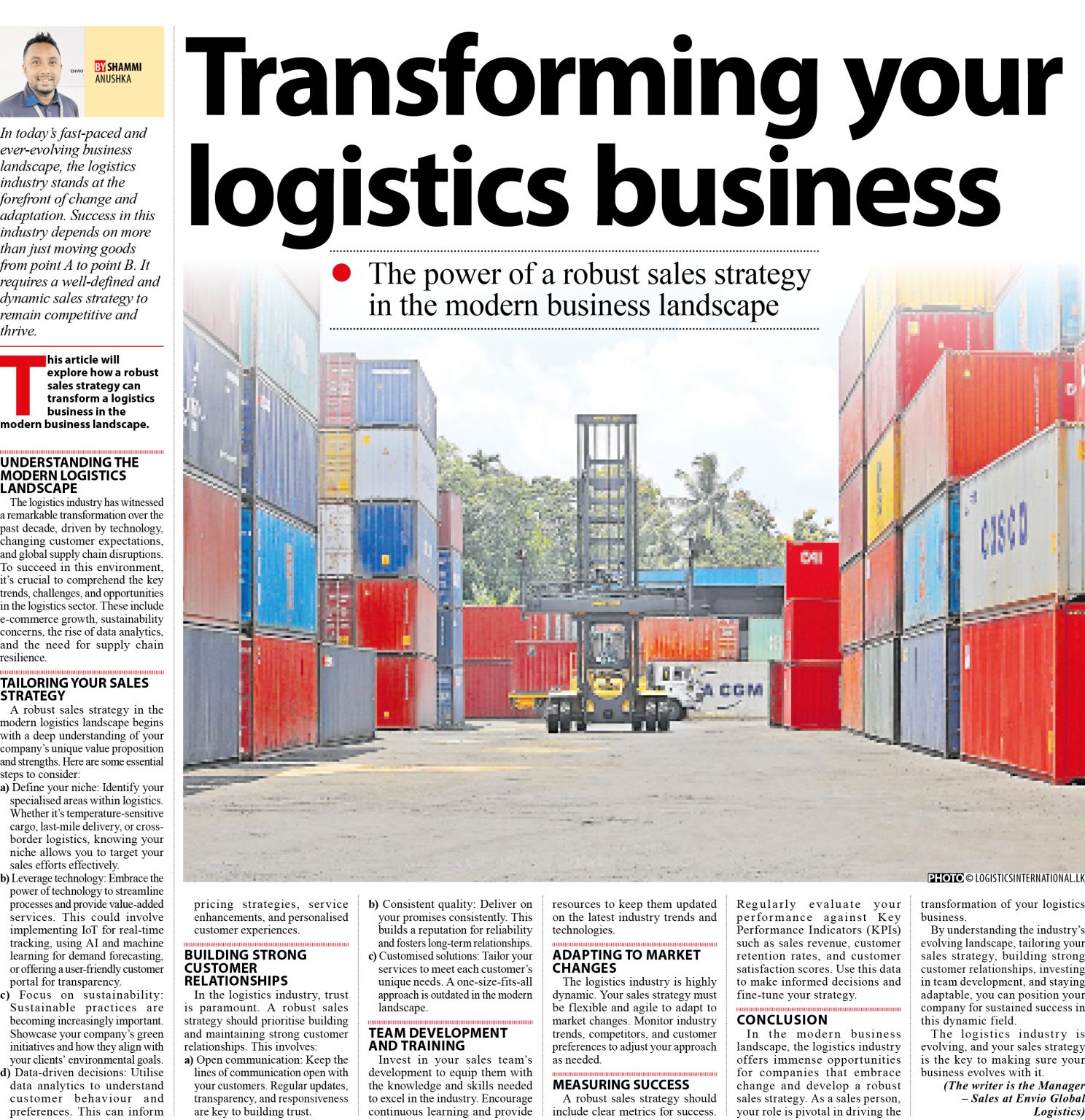 Envio on News: Transforming your Logistics Business